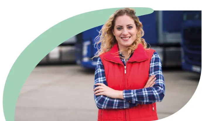 Personne représentant une salariée bénéficiant de la garantie santé CCN branche Transport Routier de Marchandises de la Mutuelle de France Unie.
