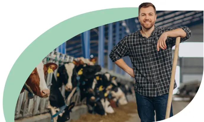 Personne représentant un salarié bénéficiant de la garantie santé CCN branche Coopération agricole et Industries Agroalimentaires de la Mutuelle de France Unie.
