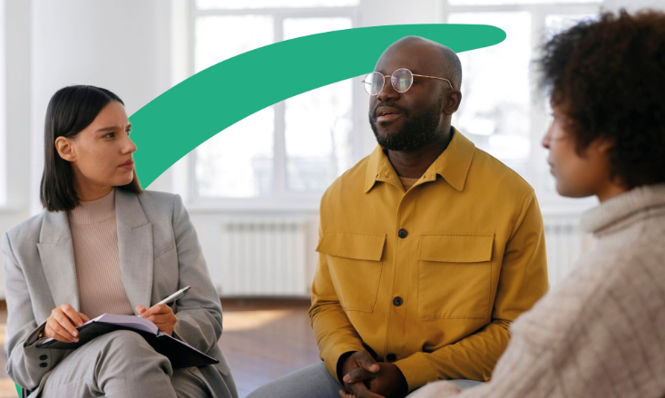 Salarié bénéficiant de conseils de prévention via son entreprise adhérente à la Mutuelle de France Unie. Photo représentant un salarié bénéficiant de conseils de prévention via son entreprise adhérente à la Mutuelle de France Unie.