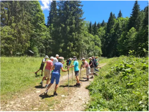 Les participants de la journée rando