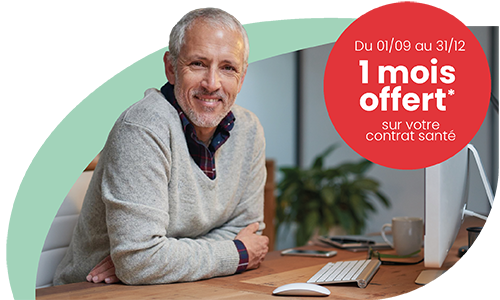 En ce moment bénéficiez d'1 mois offert sur votre contrat santé pour toute nouvelle souscription !