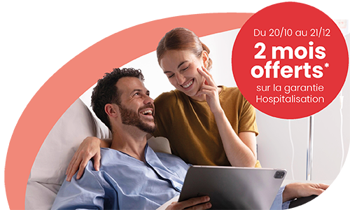 2 mois offerts sur la garantie Hospitalisation du 20 octobre au 21 décembre