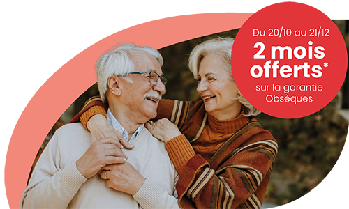 2 mois offerts sur la garantie Obsèques du 20 octobre au 21 décembre